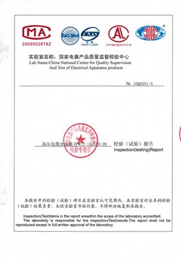 电缆分支箱型式试验报告