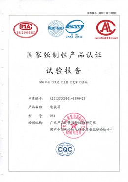 电表箱型式试验报告